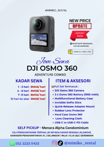 Dji Osmo 360 Adventure Combo